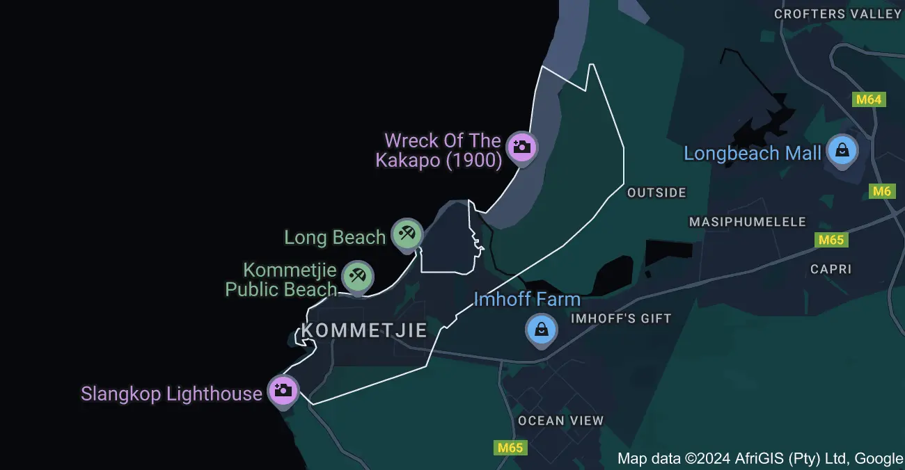 Map image of contract cleaning in Kommetjie