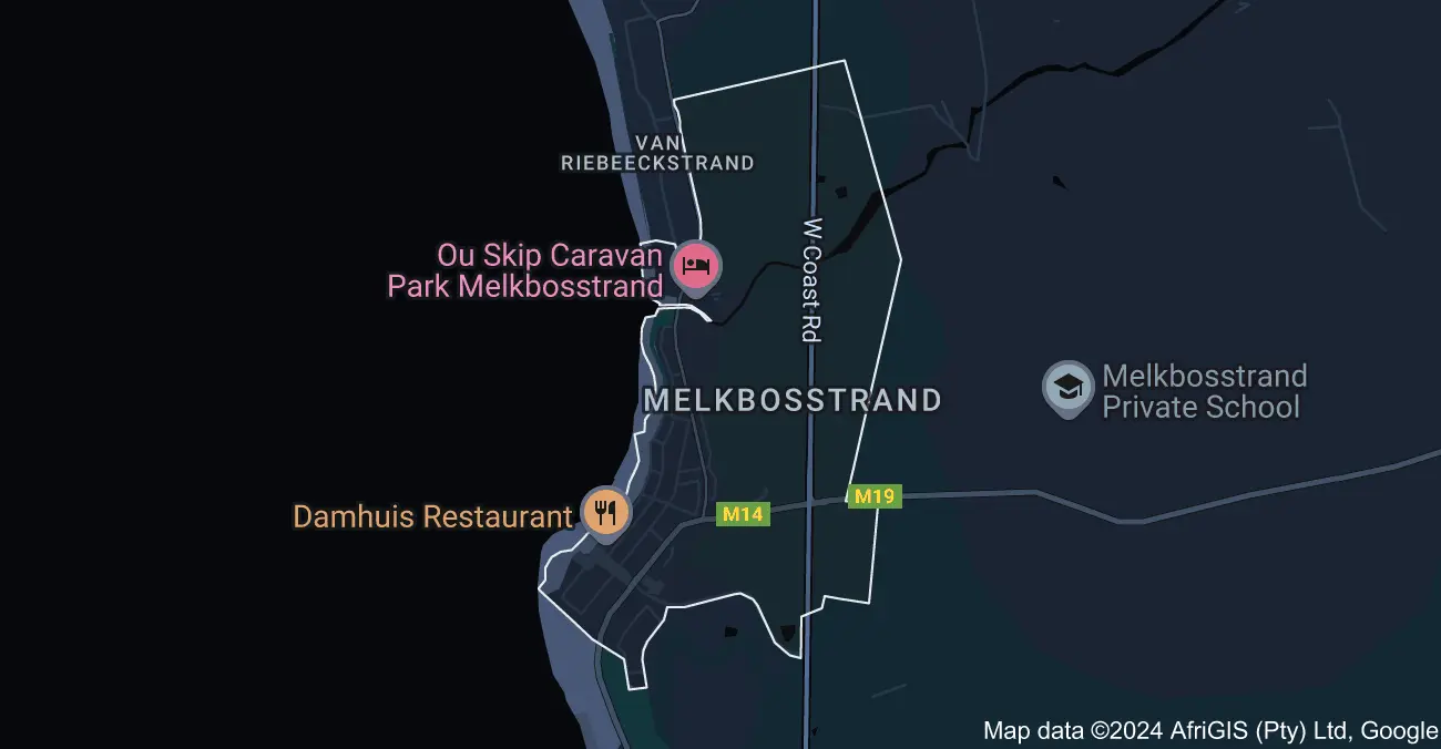 Map image of contract cleaning in Melkbosstrand